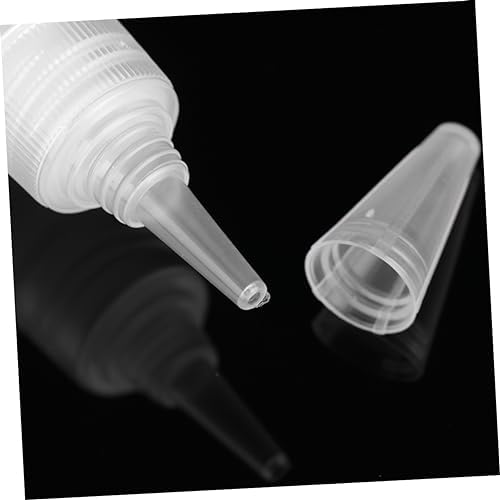 Ipetboom 20 Pcs White HDPE Condiment Squeeze Bottles