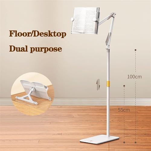 Adjustable Floor Stand for Reading and Devices