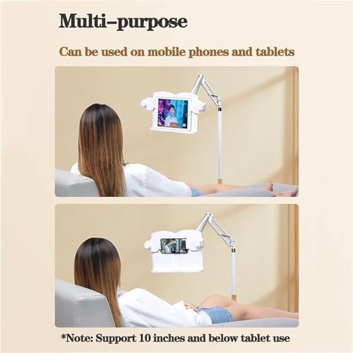 Adjustable Floor Stand for Tablet and Cookbook