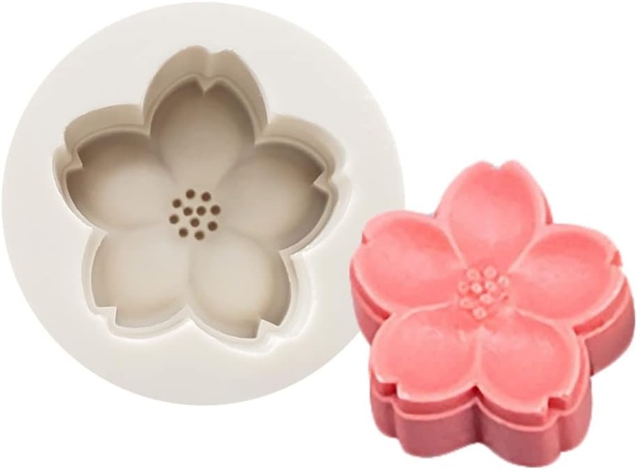 Junhcone Mooncake Moulds 8 Styles Silicone Baking Tools