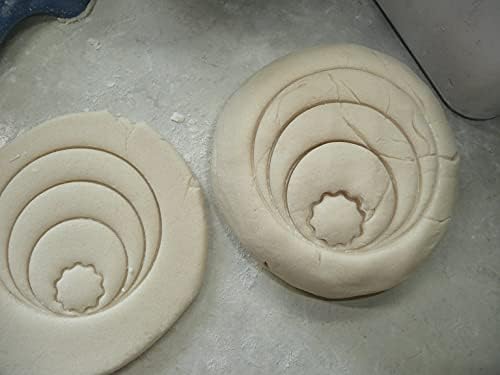 Circle Pattern Concha Cookie Cutters Set of 2 Sizes