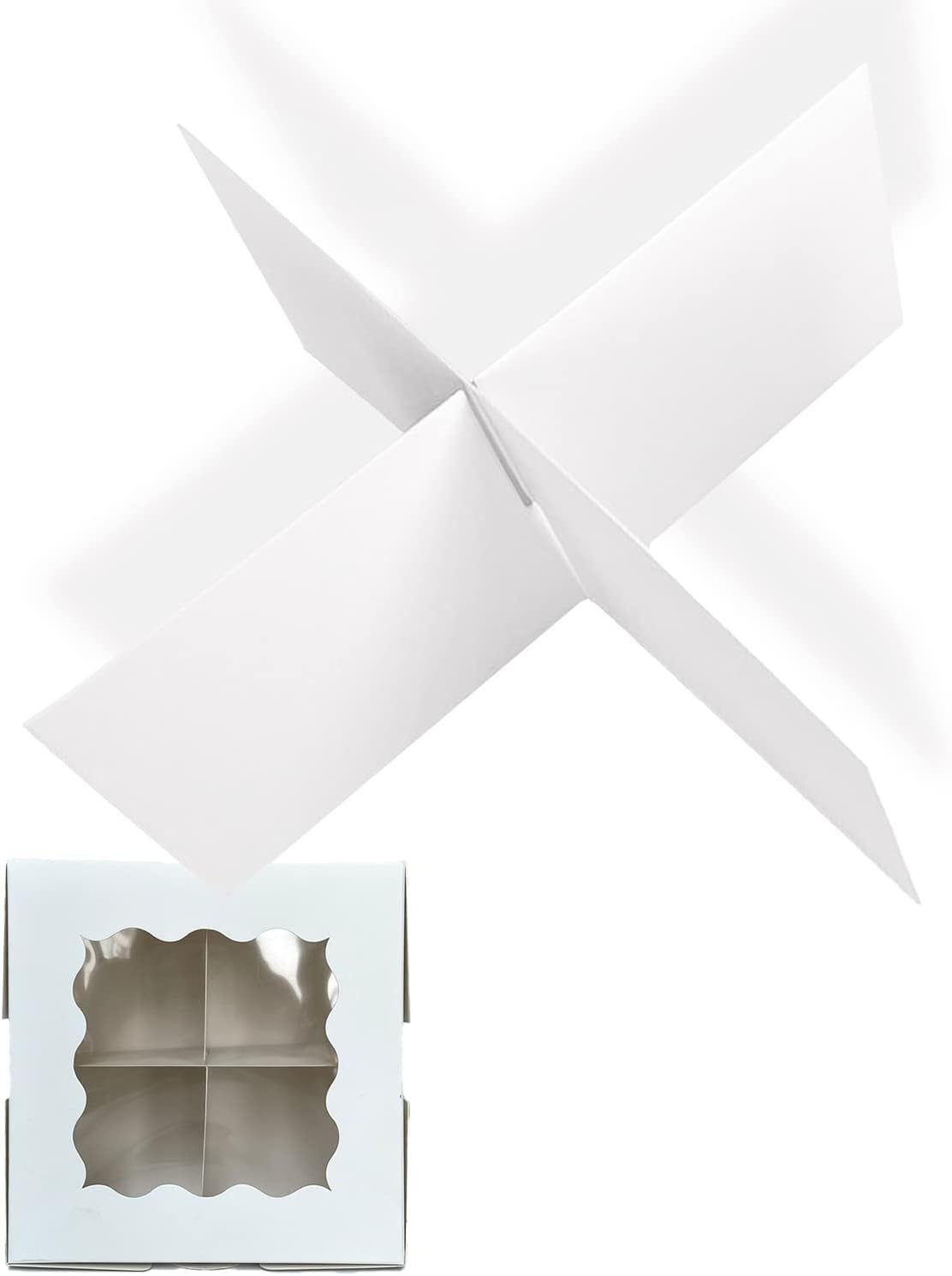 60 Sets Cookie Dividers for 6x6x3 Inch Bakery Boxes 1