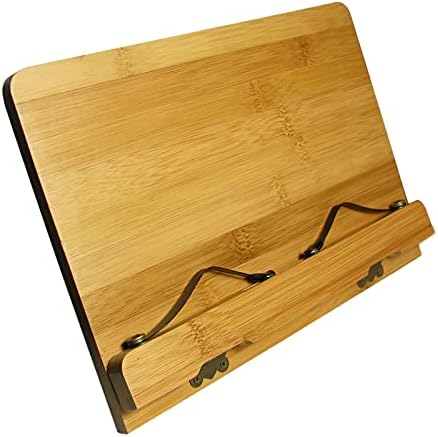 Yuidaaavzz Adjustable Book Stand for Kitchen and Office