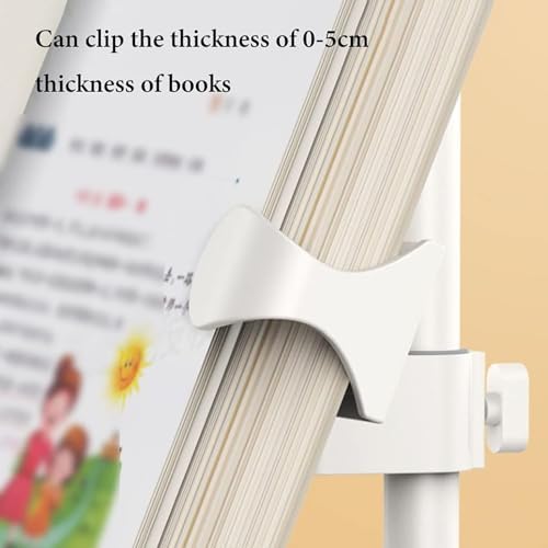 Yuidaaavzz Book Stand with USB Light Adjustable for Reading Writing