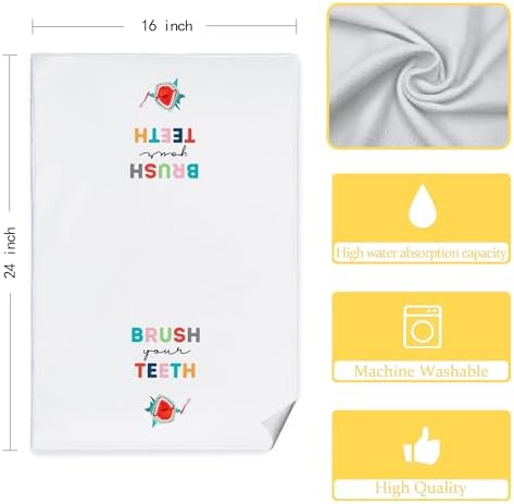 CIOJUNE Kids Hand Towels Set of 2 16x24