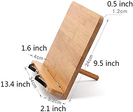 Yuidaaavzz Adjustable Book Stand for Kitchen and Office 1