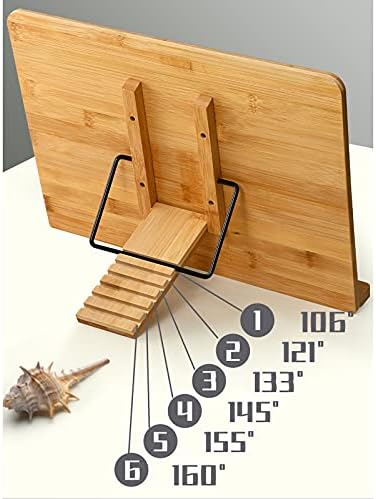 Yuidaaavzz Foldable Cookbook Stand for Home Office Kitchen