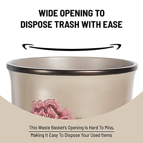 Zahari Home Decorative 21 Gallon Trash Can