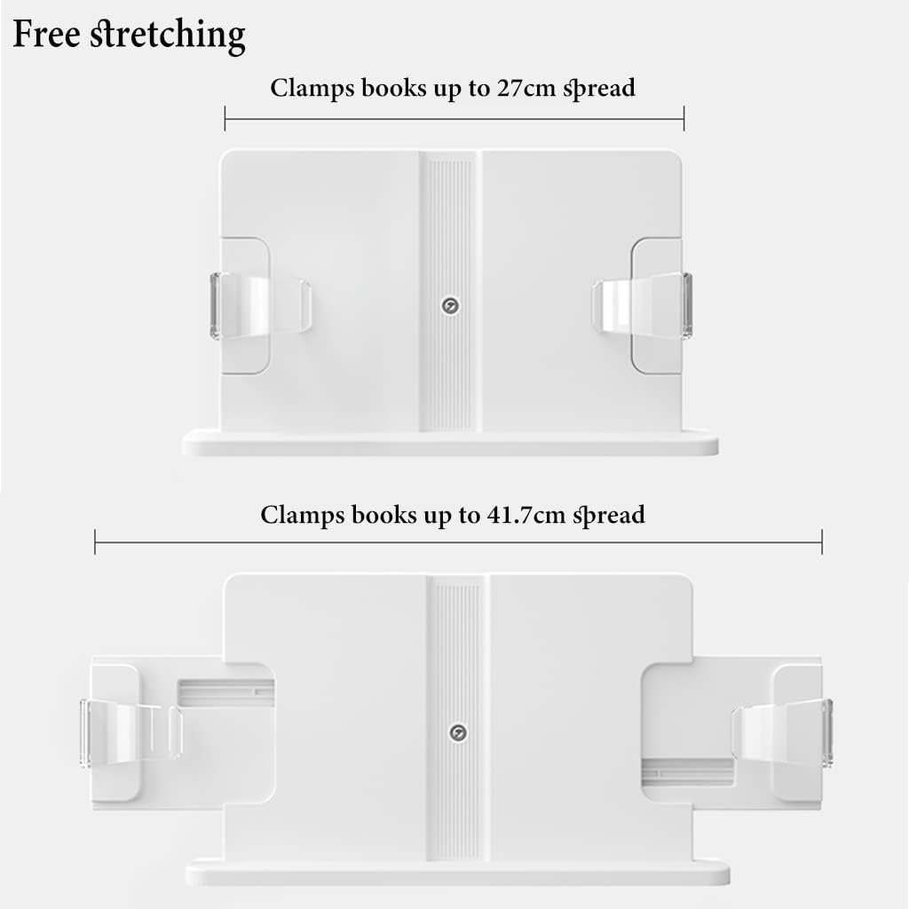 Yuidaaavzz Adjustable Book Stand for Reading 1