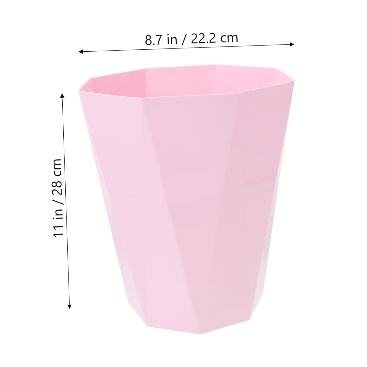 MAGICLULU 1pc Kids Room Trash Can - Simple Pink Dried Flower Bucket