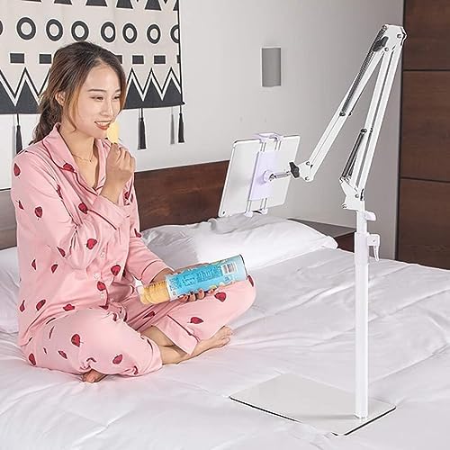 Adjustable 360 Rotation Tablet Floor Stand for Phone Laptop and Book