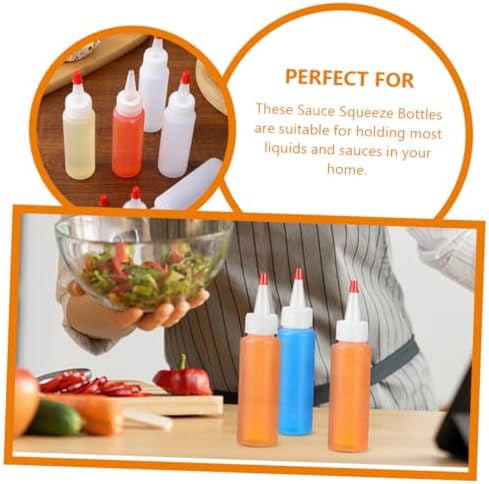 Garneck 2oz Condiment Squeeze Bottles Set of 15