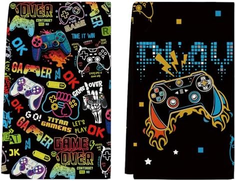 Gamer Towel Set 18x26 Inch for Kitchen and Bathroom