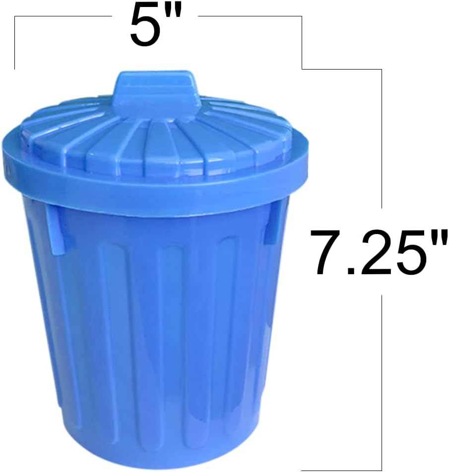 ArtCreativity Large Trash Cans Set with Lids - Set of 4