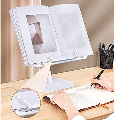 Yuidaaavzz Multifunction Book Stand for Desk Bed Kitchen and Office
