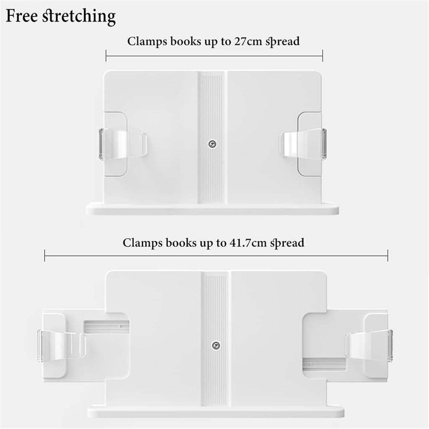 Yuidaaavzz Book Stand for Reading Adjustable Height