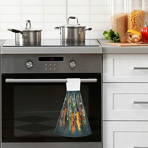 Aslsiy Retro Design Kitchen Towels Set of 2