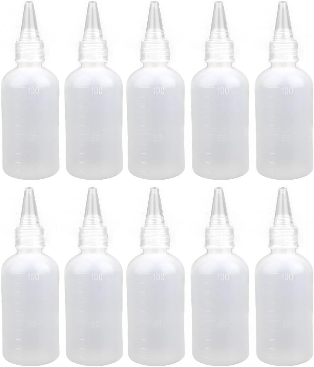 STOBAZA 10-Piece Condiment Squeeze Bottles