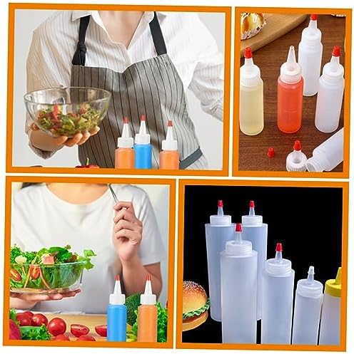MAGICLULU 15pcs Mini Condiment Squeeze Bottles 2oz Set