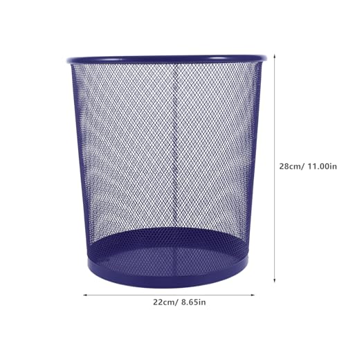 PRETYZOOM 3 Gallon Mesh Trash Can Open Top Waste Basket