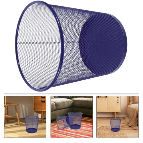 PRETYZOOM 3 Gallon Mesh Trash Can Open Top Waste Basket
