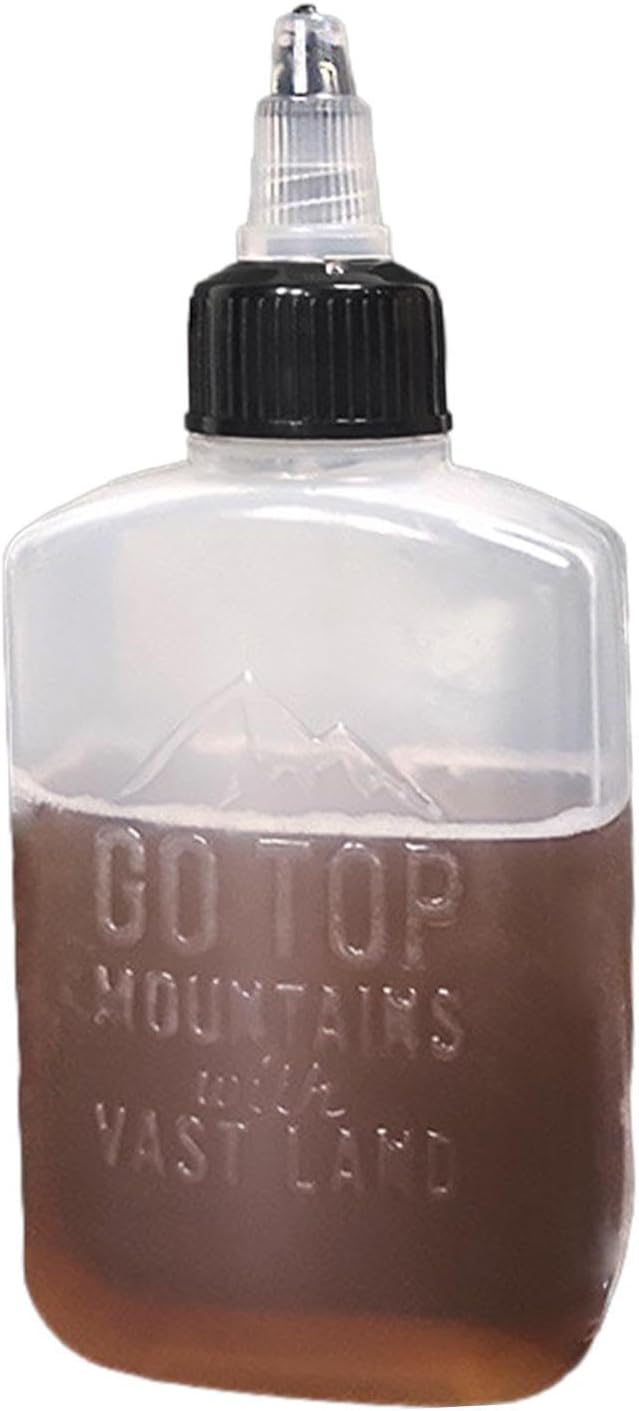 White Oil Dispenser Bottle With Leakproof Design
