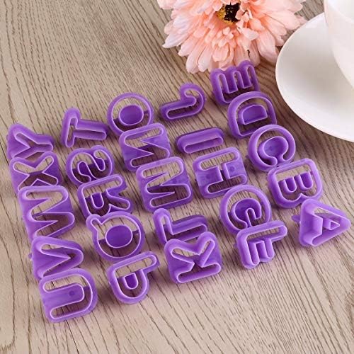 40pcs Set Fondant Cutter Mold with Letters and Numbers