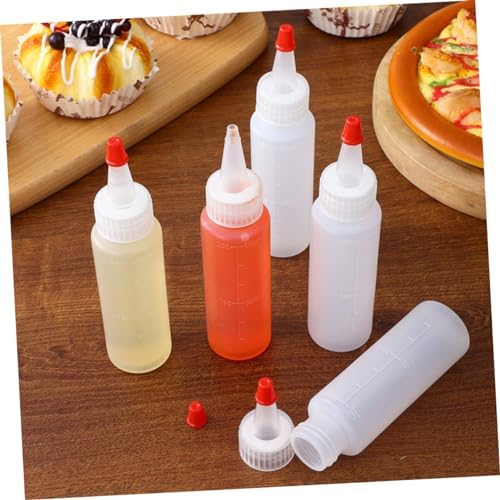 Luxshiny Mini 2oz Condiment Squeeze Bottles