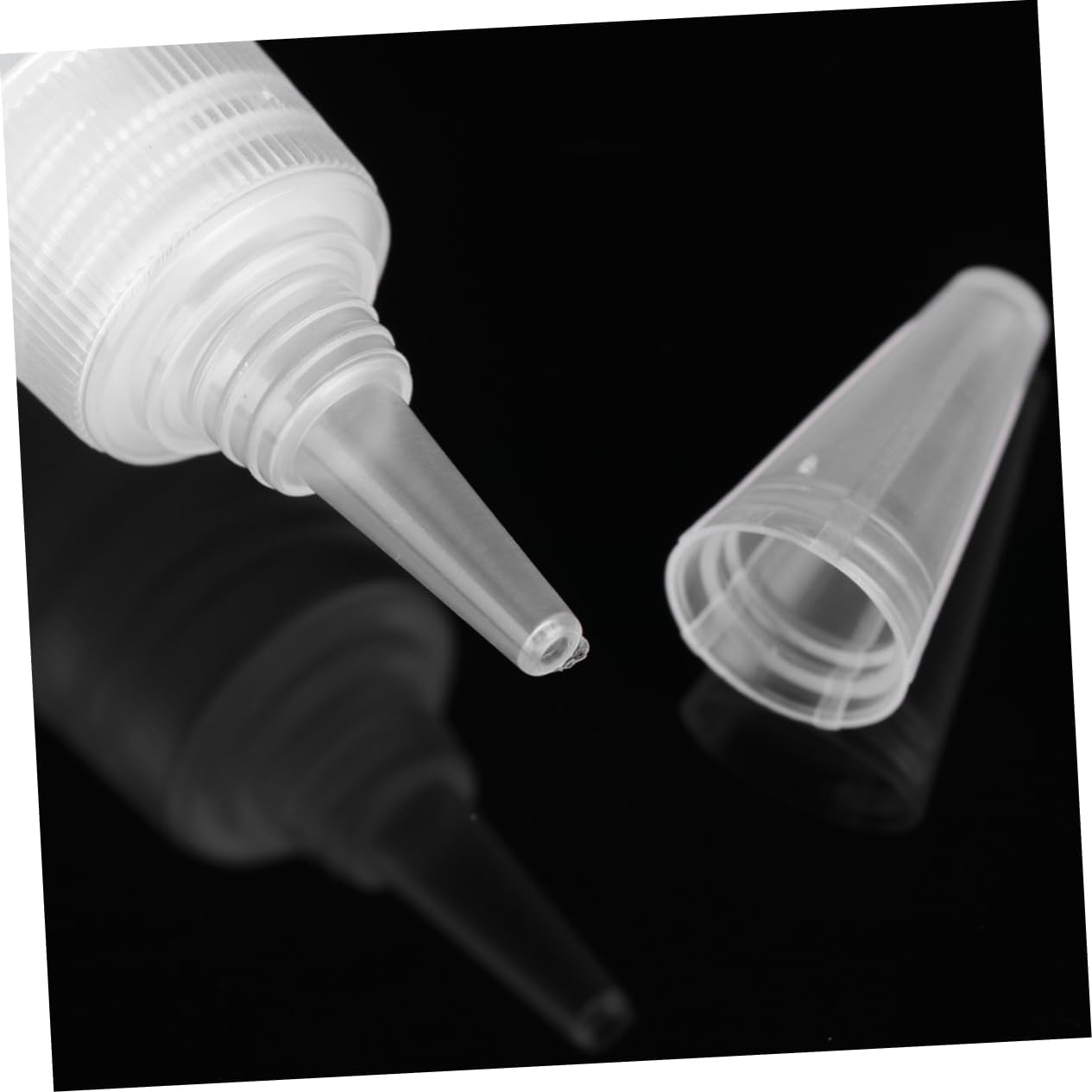Ipetboom 20 Pcs White HDPE Condiment Squeeze Bottles