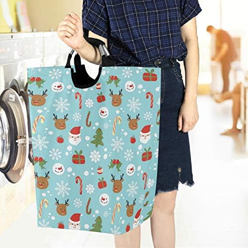 visesunny Foldable Laundry Basket with Handle