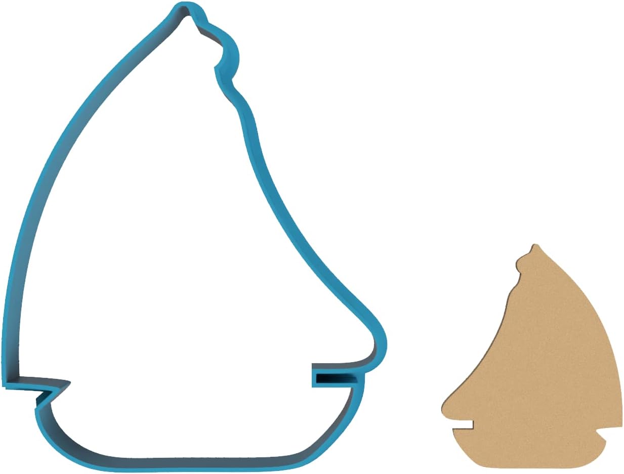 Sail Boat Outline Cookie Cutter for Baking