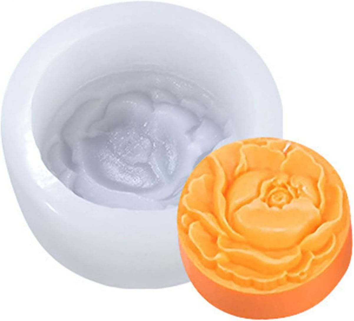 Junhcone Mooncake Moulds 8 Styles Silicone Baking Tools