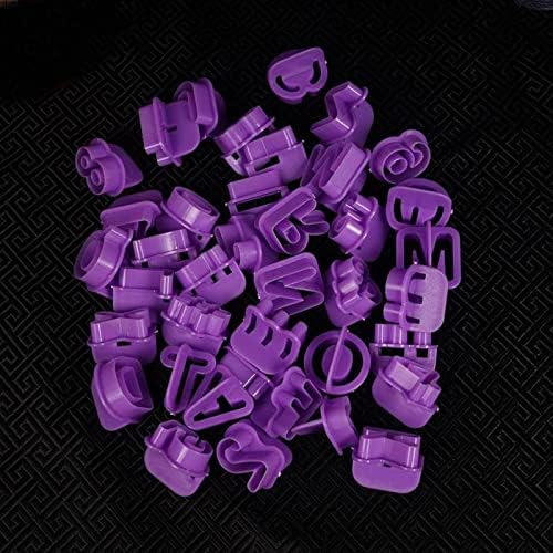 Aggert 40Pcs Silicone Alphabet Cake Molds Set