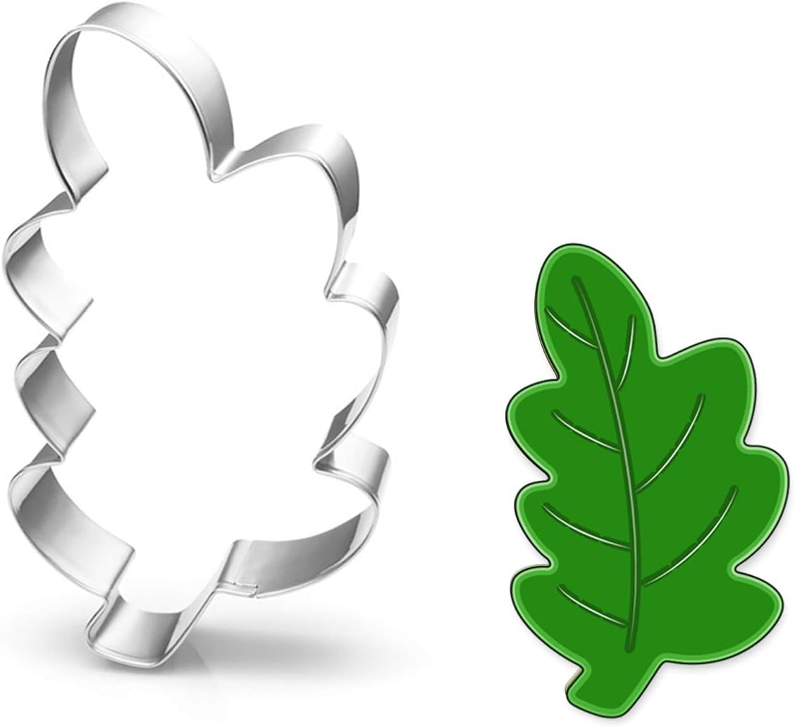 Leaf Cookie Cutter 4 Inch - Baking Tool for Parties