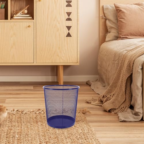 PRETYZOOM 3 Gallon Mesh Trash Can Open Top Waste Basket