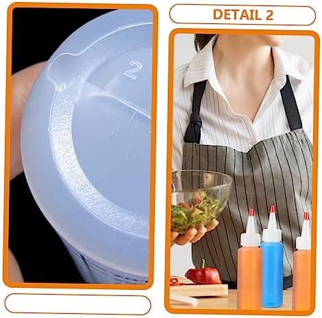 Garneck 2oz Condiment Squeeze Bottles Set of 15