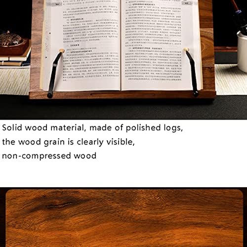 Yuidaaavzz Adjustable Foldable Cookbook Stand 1