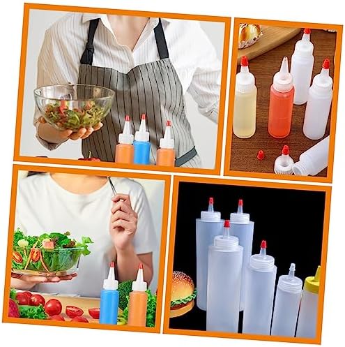 Luxshiny 2oz Mini Condiment Bottles 15pcs Squeeze Bottles