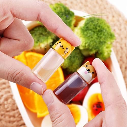 TopHomer Mini Condiment Squeeze Bottles Set
