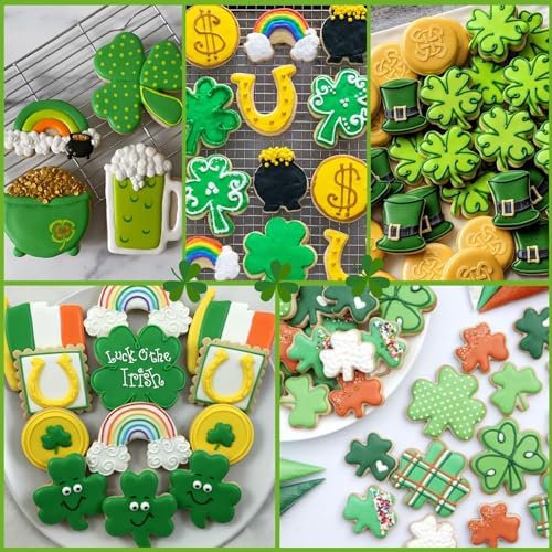 LifeisLuck 15Pcs St Patricks Cookie Cutters Set