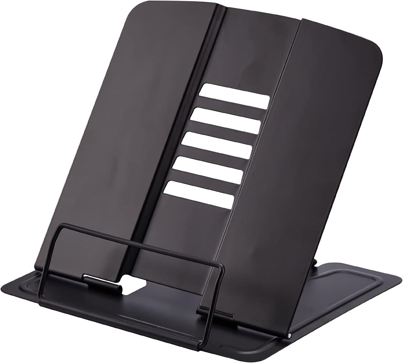 Adjustable Book Stand for Kitchen and Office Reading Black
