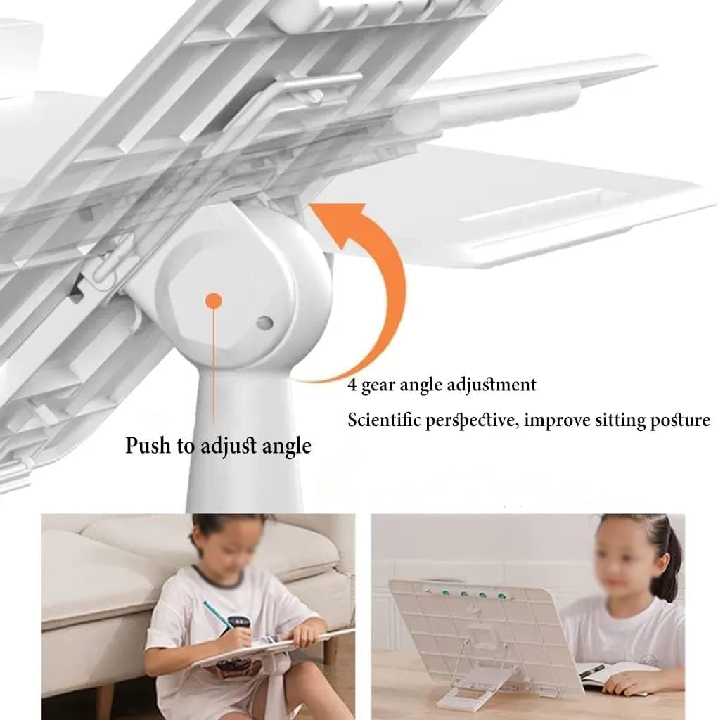 Yuidaaavzz Hands Free Book Stand with Angle Adjustment 1