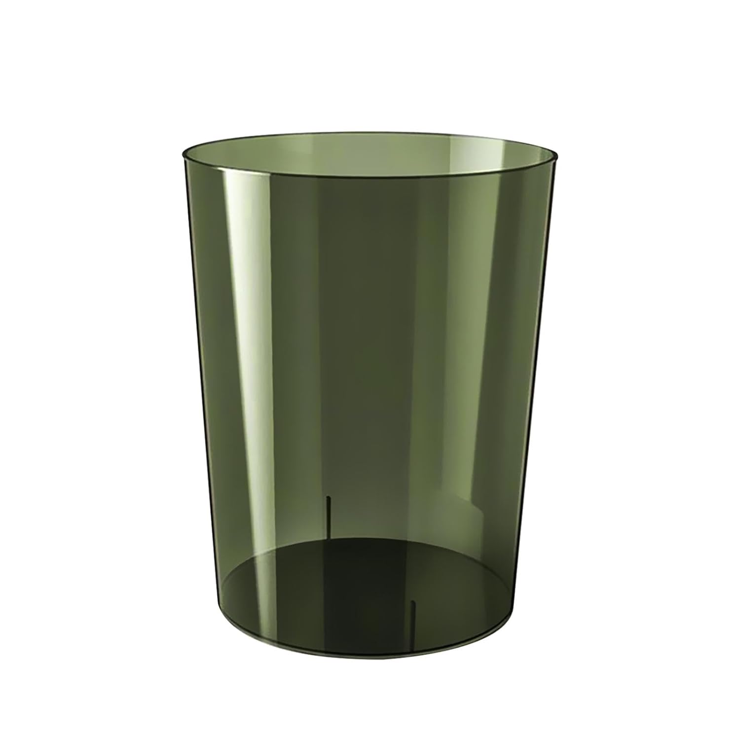 Qianly Clear Wastebasket for Home Kitchen Kids Room