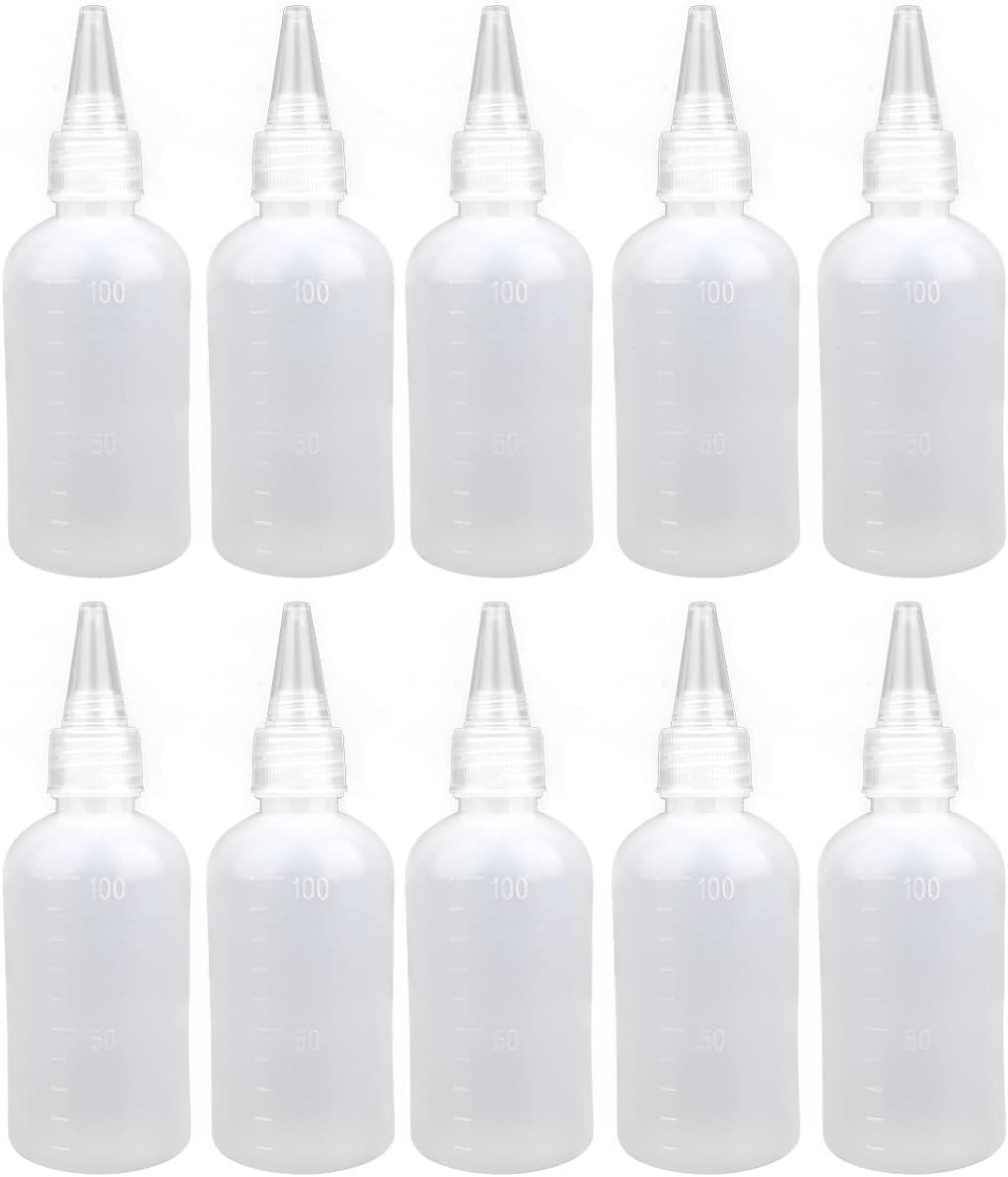 MAGICLULU 10 Pcs Reusable Condiment Squeeze Bottles 1