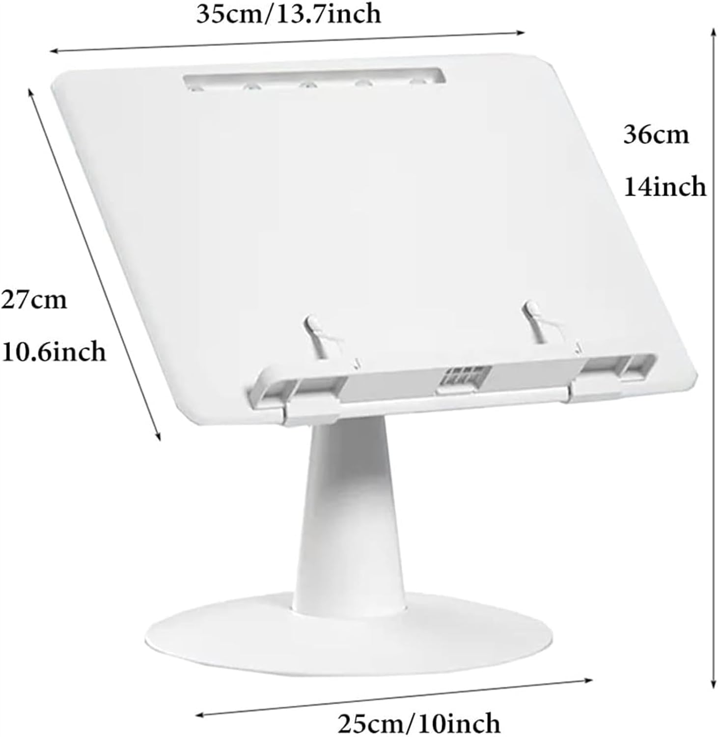 Adjustable Book Stand for Reading 4 Gear Angle Cookbooks Holder