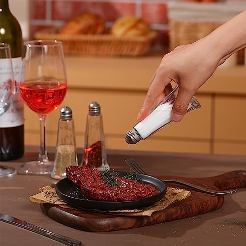 Bokon 24-Pack Tower Glass Salt Pepper Shakers