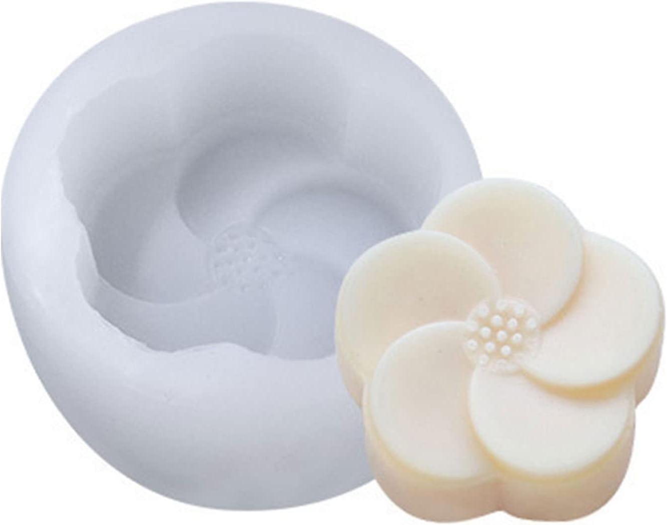 Junhcone Mooncake Moulds 8 Styles Silicone Baking Tools