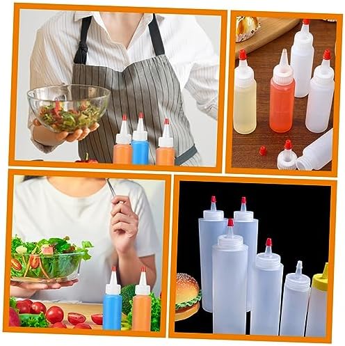 Luxshiny Mini 2oz Condiment Squeeze Bottles