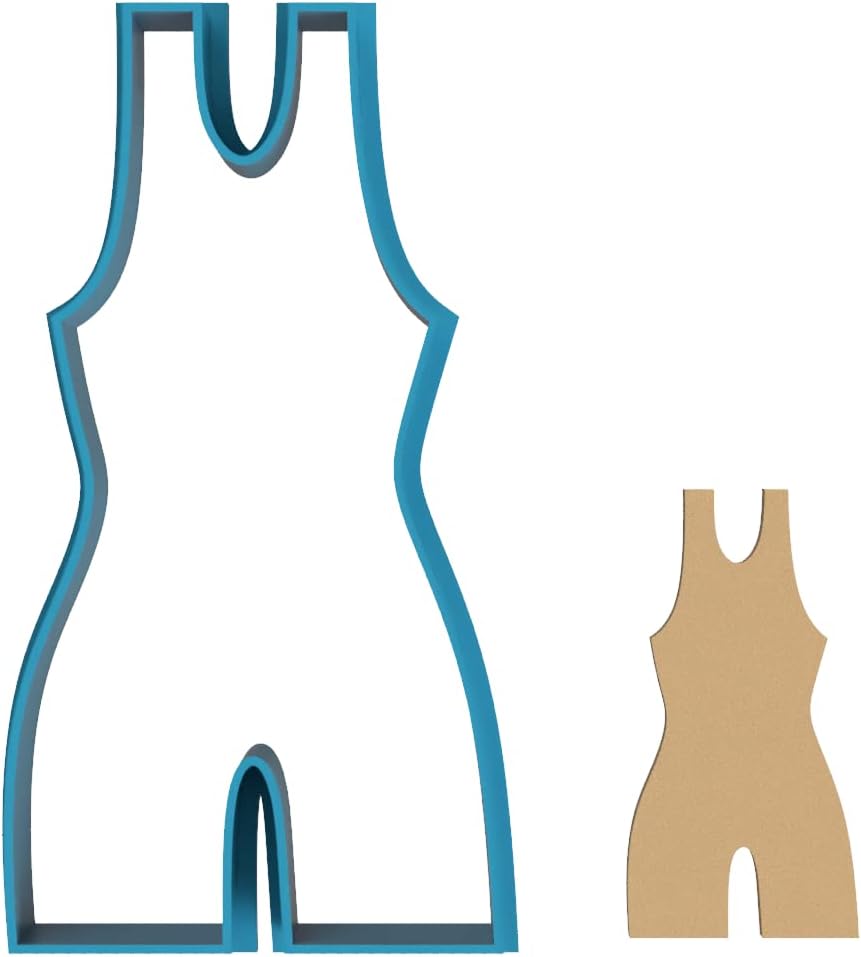 Wrestling Singlet Uniform Cookie Cutter Set 1