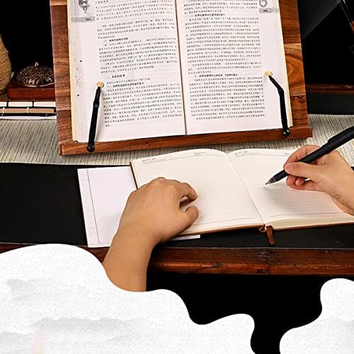 Yuidaaavzz Adjustable Foldable Cookbook Stand 1